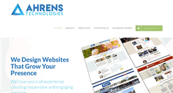 Desktop Screenshot of ahrenstechnologies.com