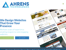 Tablet Screenshot of ahrenstechnologies.com